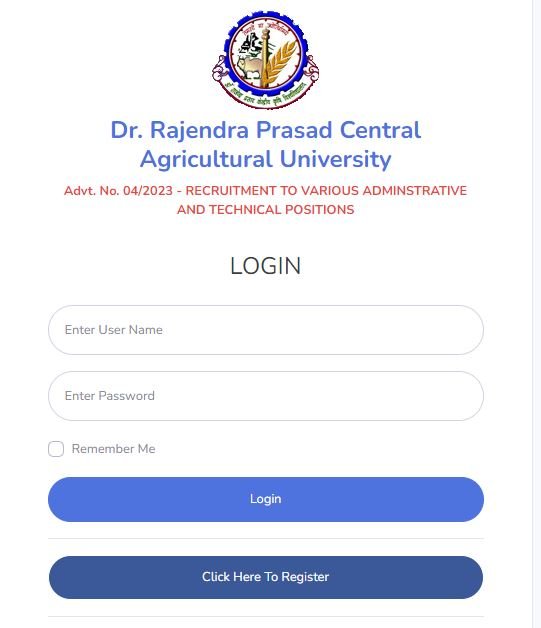 Agriculture Login